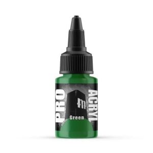 Monument Hobbies 004-Pro Acryl Green Acrylic Model Paints for Plastic Models